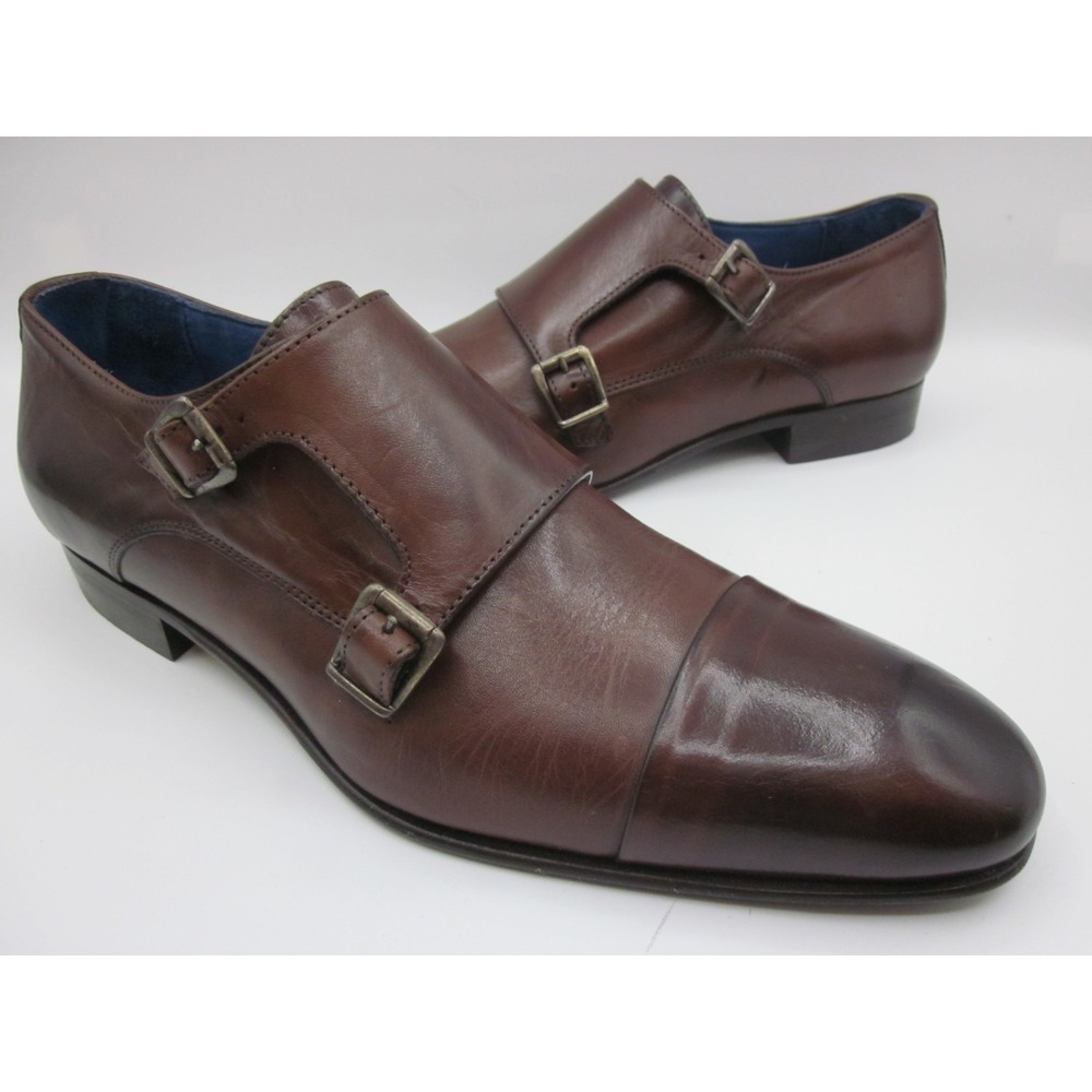 Brown leather Saks Fifth Avenue brand loafer size 7.5 M